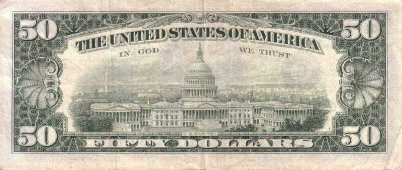 50 долларов 1963 г. (США)