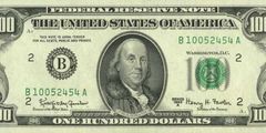 100 долларов 1963 г. (США)