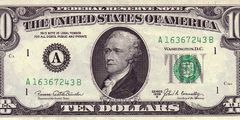 10 долларов 1969 г. (США)