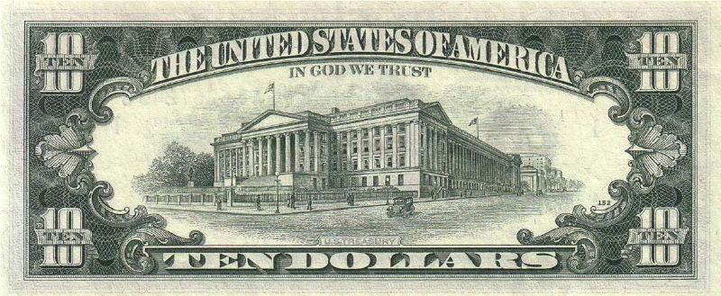 10 долларов 1969 г. (США)