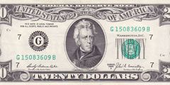 20 долларов 1969 г. (США)