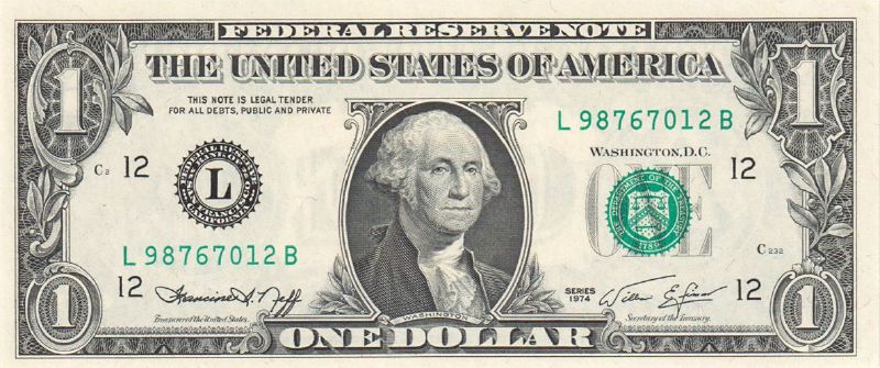 1 доллар 1974 г. (США)