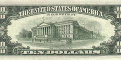 10 долларов 1974 г. (США)