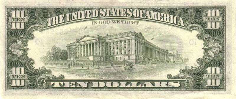 10 долларов 1981 г. (США)