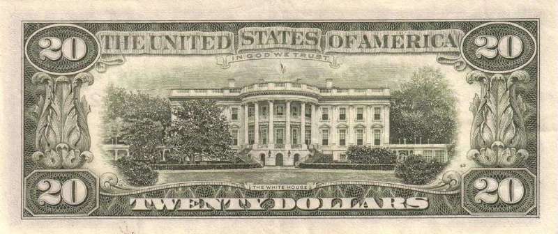 20 долларов 1985 г. (США)