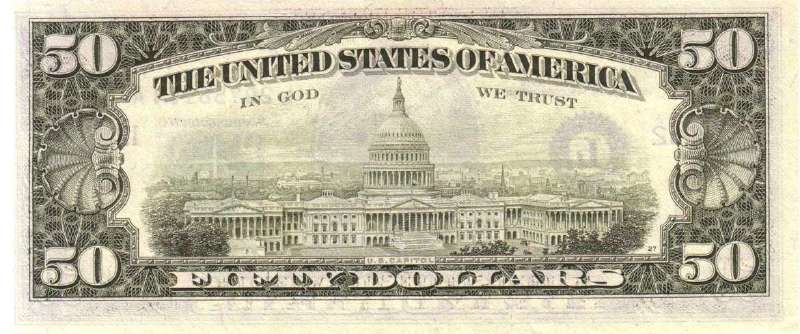 50 долларов 1985 г. (США)