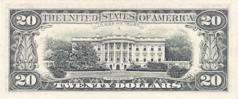 20 долларов 1988 г. (США)