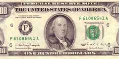 100 долларов 1990 г. (США)