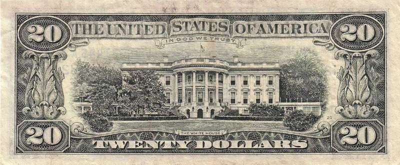 20 долларов 1993 г. (США)