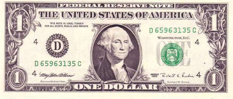 1 доллар 1995 г. (США)