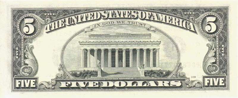 5 долларов 1995 г. (США)
