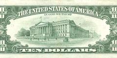 10 долларов 1995 г. (США)
