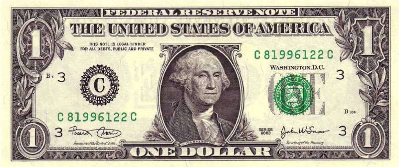 1 доллар 2003 г. (США)