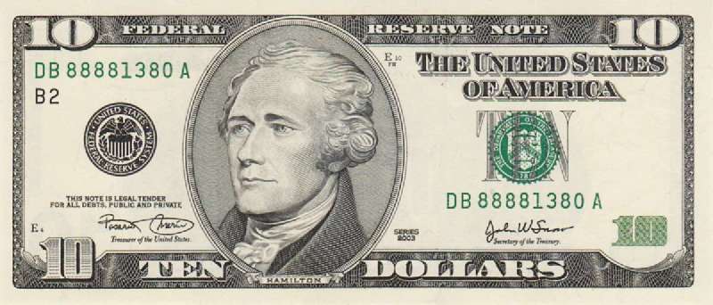 10 долларов 2003 г. (США)