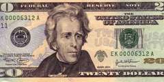 20 долларов 2004 г. (США)