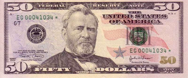 50 долларов 2004 г. (США)