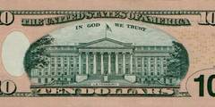 10 долларов 2009 г. (США)