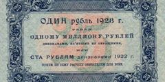 25 рублей 1923 г. (первый выпуск) (РСФСР).