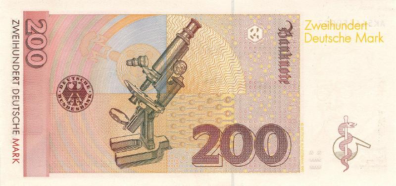 200 немецких марок 1996 г. (Германия).