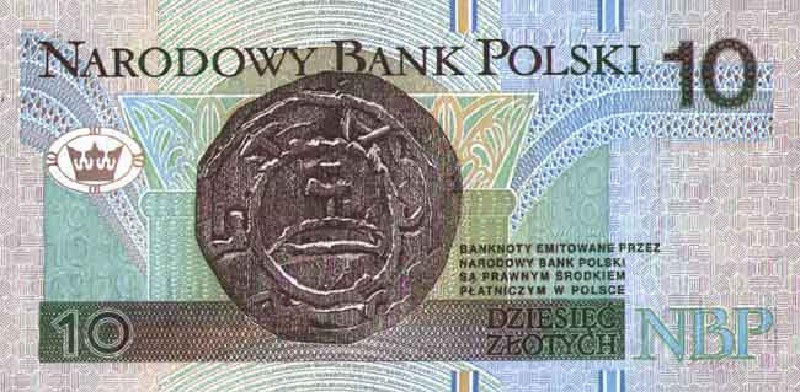 10 злотых 1994 г. (Польша).