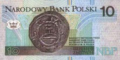 10 злотых 1994 г. (Польша).