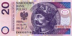 20 злотых 1994 г. (Польша).