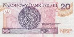 20 злотых 1994 г. (Польша).