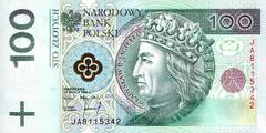 100 злотых 1994 г. (Польша).