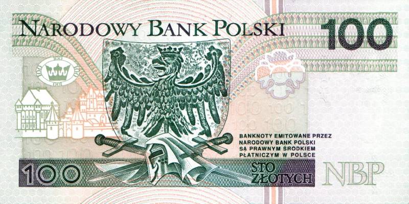 100 злотых 1994 г. (Польша).