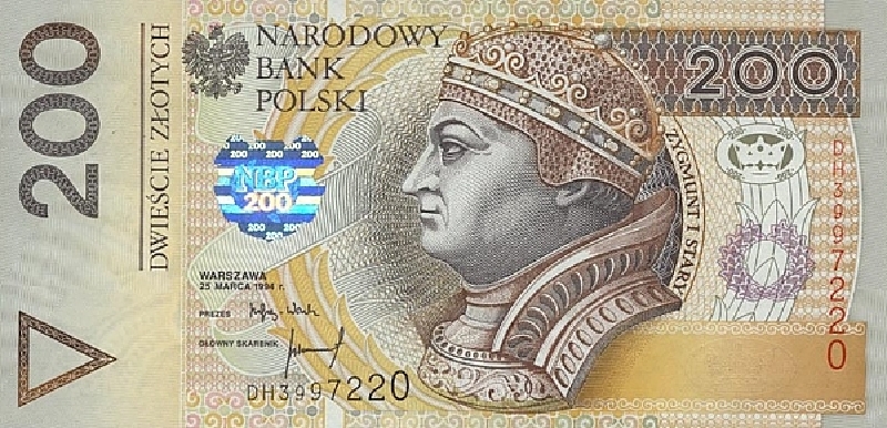 200 злотых 1994 г. (Польша).