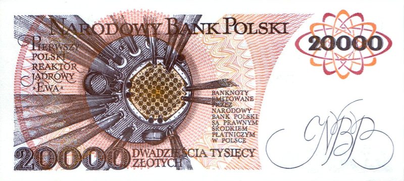 20000 злотых 1989 г. (Польша).