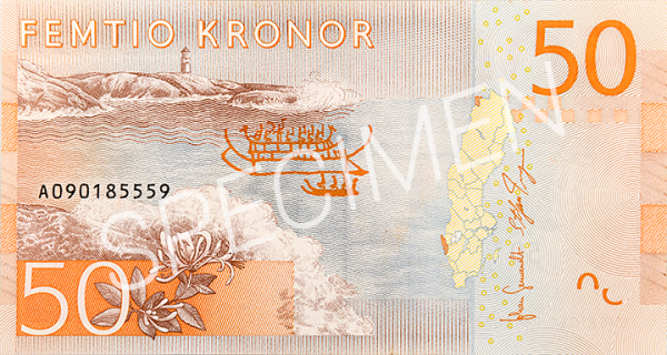 50 крон 2015 г. рев.