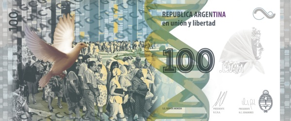 100 песо реверс