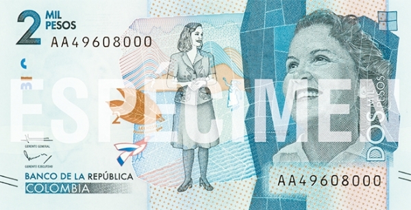2000 песо 2016 года аверс
