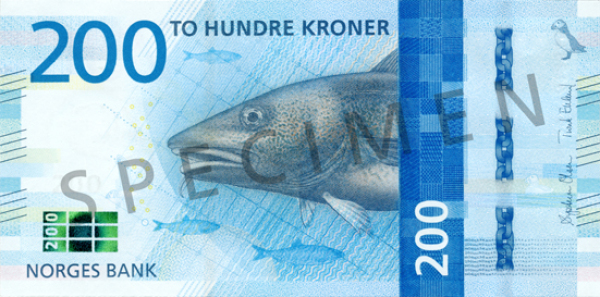 200 крон аверс