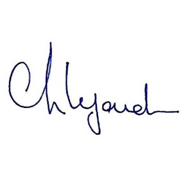 Подпись Кристин Лагард