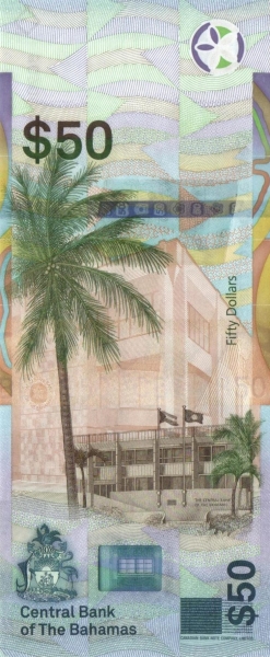 Bahamas 50 dollars 2019 Bahamas 50 dollars 2019