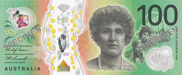 Австралия 100 долларов 2020 года.