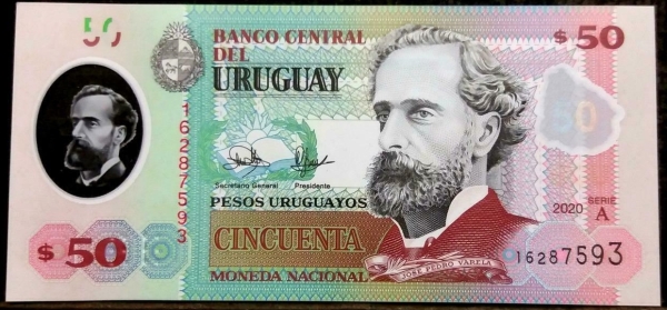 Uruguay 50 peso 2020
