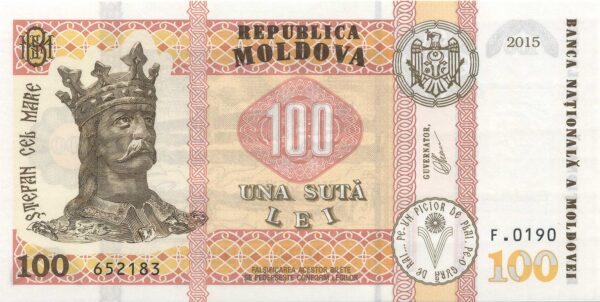 Moldova 100 lei 2020