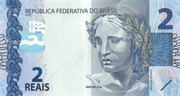 Brazil 2 reais 2010
