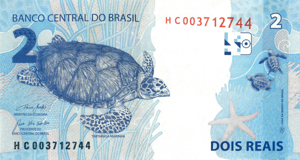 Brazil 2 reais 2010