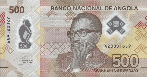 Angola 500 kwanzas 2020