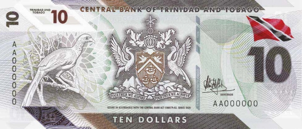 Trinidad and Tobago 10 dollars 2020