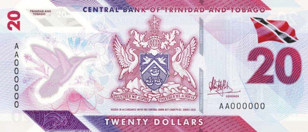 Trinidad and Tobago 20 dollars 2020
