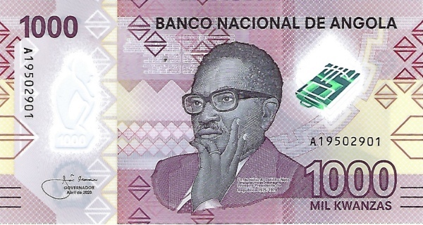 Angola 1000 kwanzas 2020