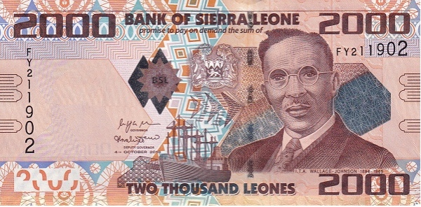 Sierra Leone 2000 leones 2018