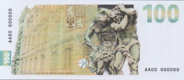 Чехия 100 крон 2022 года.