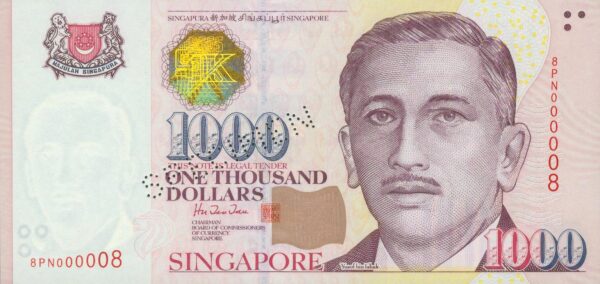 Singapore 1000 dollars