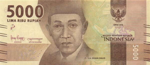 Indonesia 5000 rupiah 2020